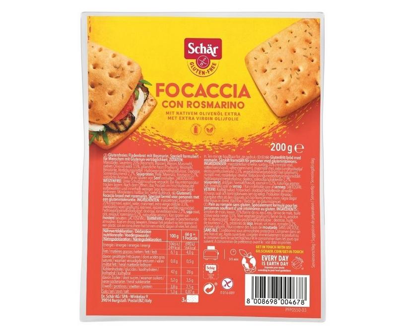 Dr Schar Focaccia Glutenvrij