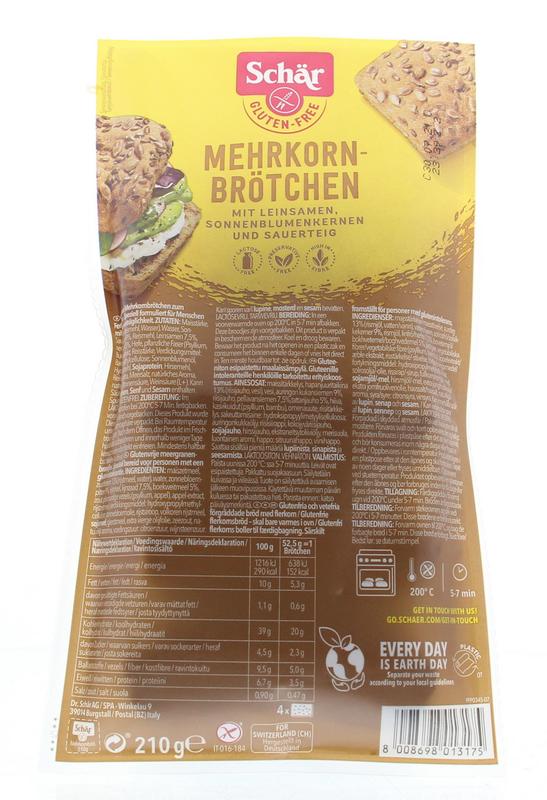 Dr Schar Meergranenbroodjes Glutenvrij