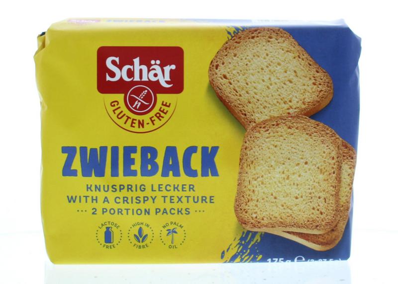 Dr Schar Zwieback (Beschuitbrood) Glutenvrij