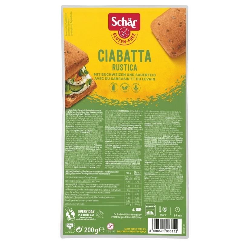 Dr Schar Ciabatta Rustica