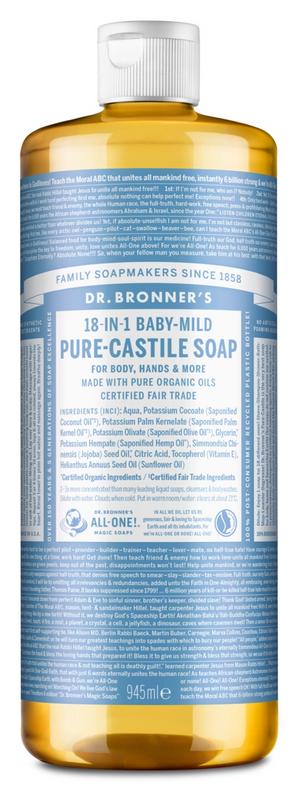 Dr Bronners Baby Liquid Soap Neutral Mild