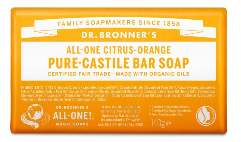 Dr Bronners Barsoap Citrus & Orange