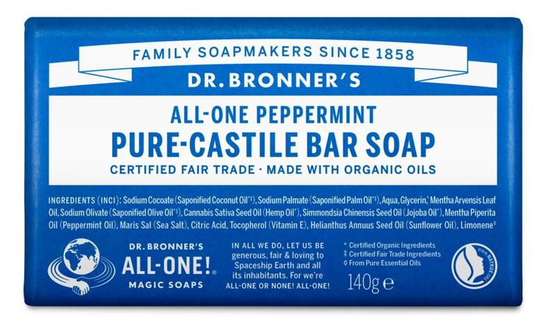Dr Bronners Barsoap Pepermunt