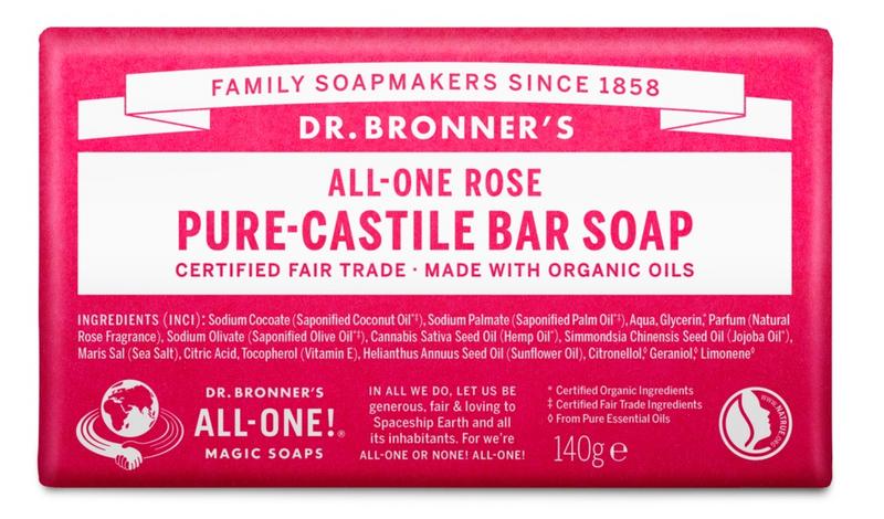 Dr Bronners Barsoap Rose