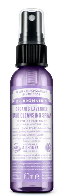 Dr Bronners Hand Hygiene Spray Lavendel
