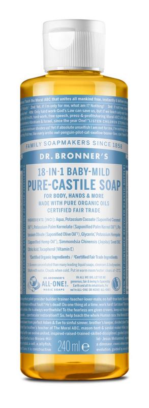 Dr Bronners Liquid Soap Baby Mild