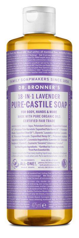 Dr Bronners Liquid Soap Lavendel