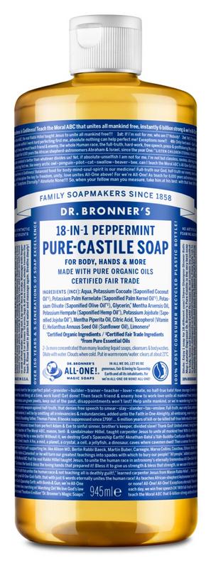 Dr Bronners Liquid Soap Pepermunt