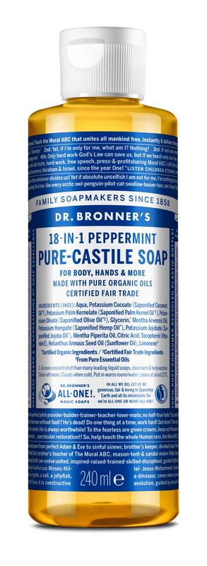 Dr Bronners Liquid Soap Peppermint