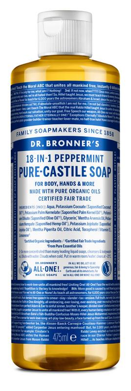 Dr Bronners Liquid Soap Peppermint