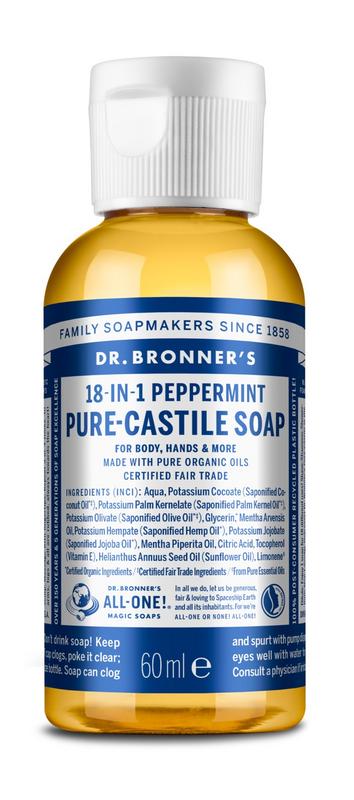 Dr Bronners Liquid Soap Peppermint
