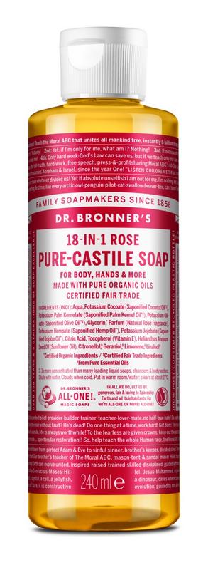 Dr Bronners Liquid Soap Roos
