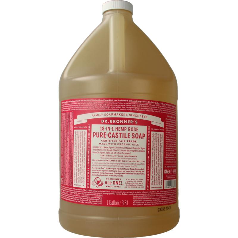 Dr Bronners Liquid Soap Roos