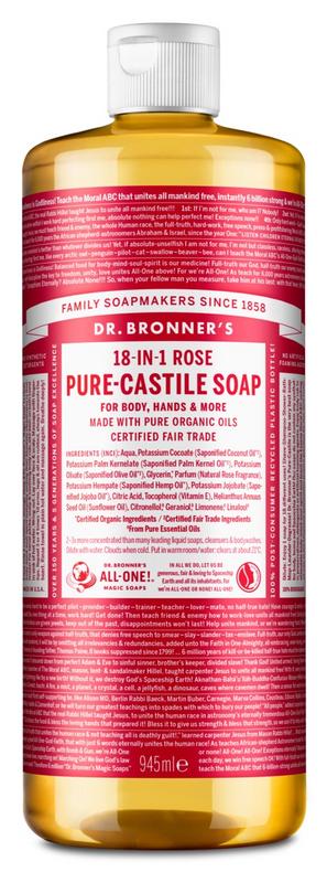 Dr Bronners Liquid Soap Roos