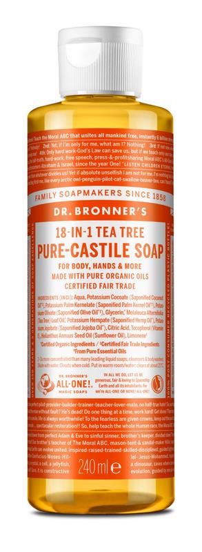 Dr Bronners Liquid Soap Tea Tree
