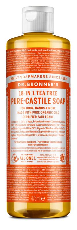 Dr Bronners Liquid Soap Tea Tree