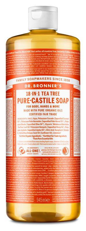 Dr Bronners Liquid Soap Tea Tree