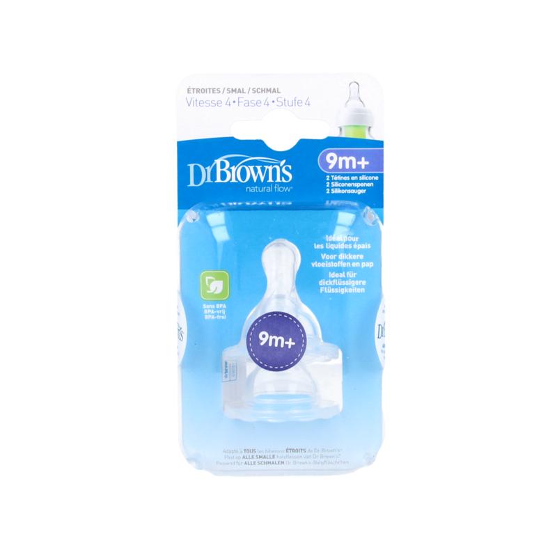 Dr Brown's Speen Standaard Hals Fles Fase 4 Pap