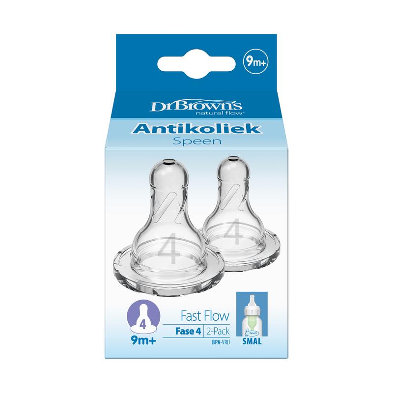Dr Brown's Speen Standaard Hals Fles Fase 4 Pap