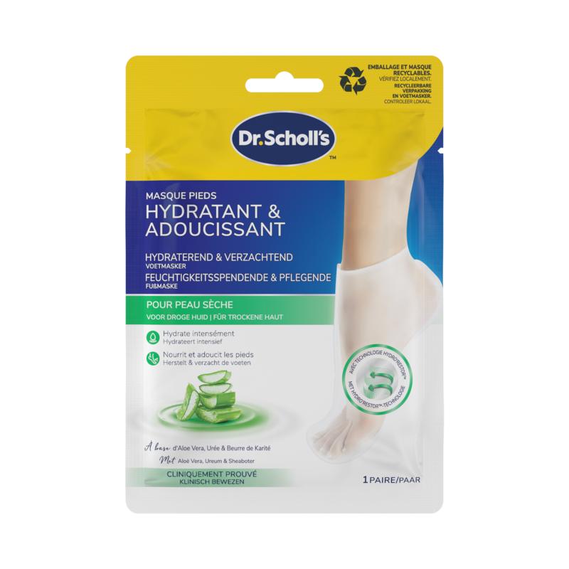 Dr.Scholls Voetmasker Hydra & Verzachtend Aloe Vera