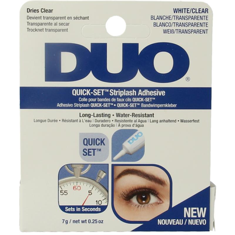Duo Quickset Striplash Adhesive Whiteclear
