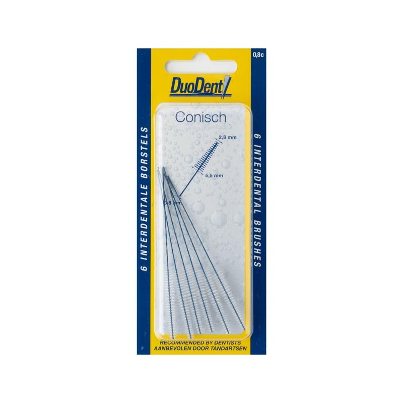 Duodent Interdentaal Borstel Conisch 2.8