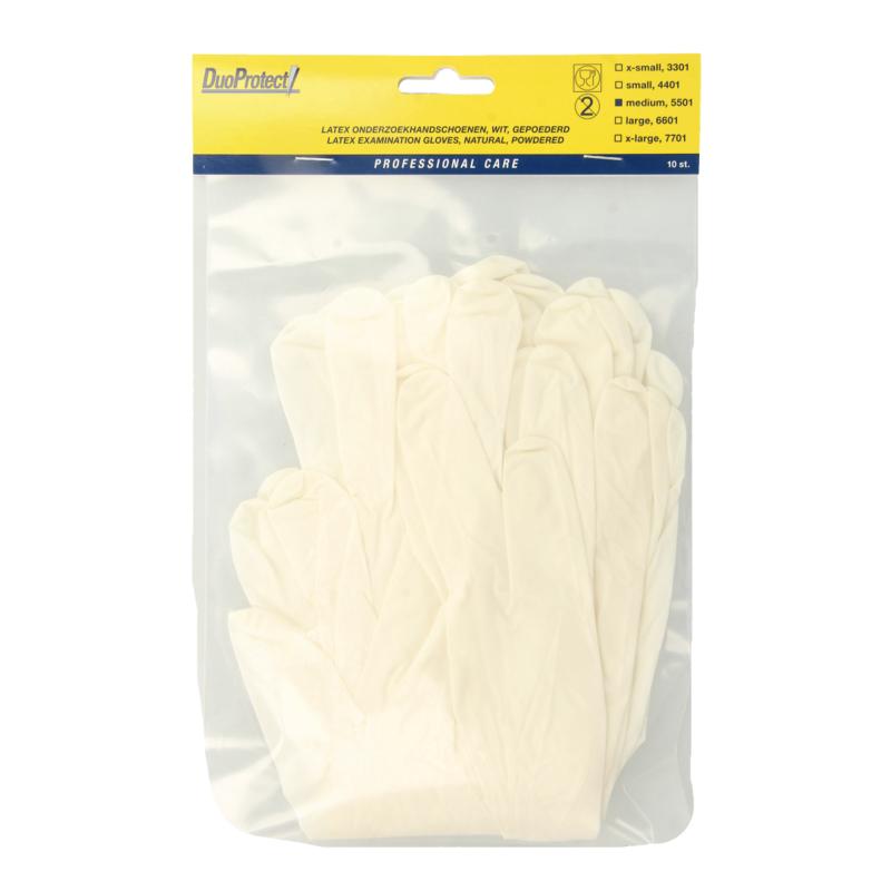 Duoprotect Handschoen Latex Medium