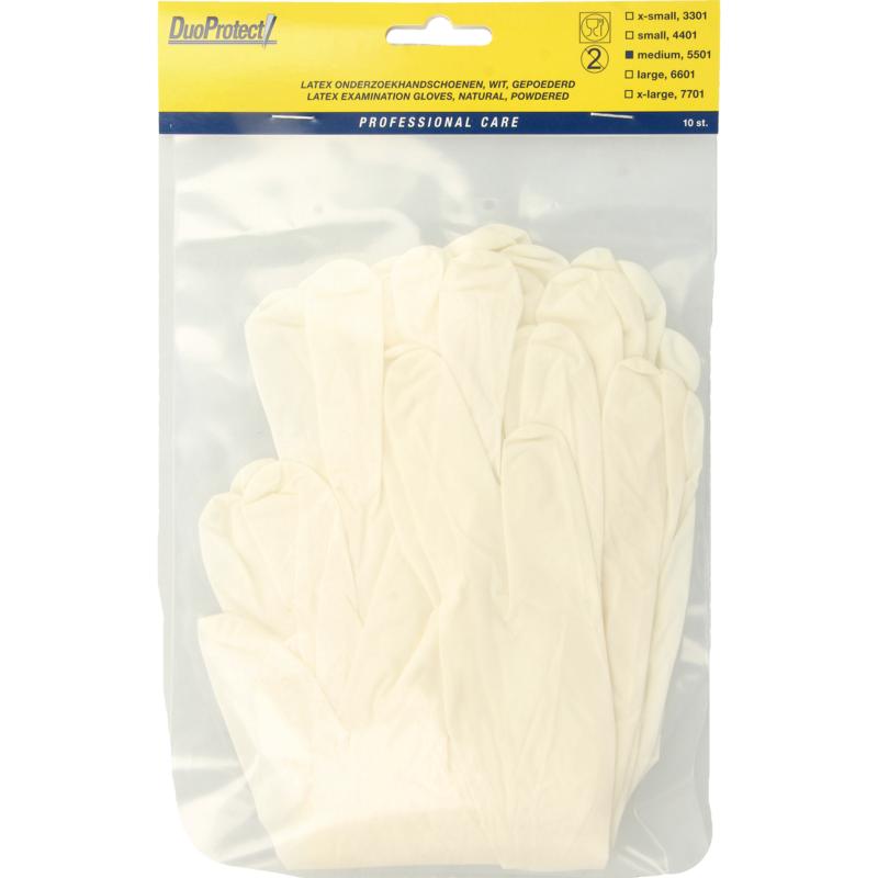 Duoprotect Handschoen Latex Medium