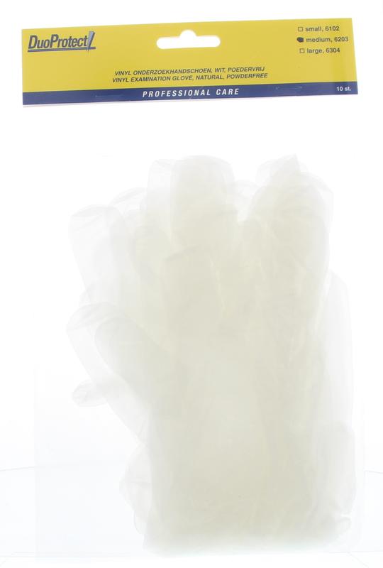 Duoprotect Handschoen Vinyl Poedervrij Medium