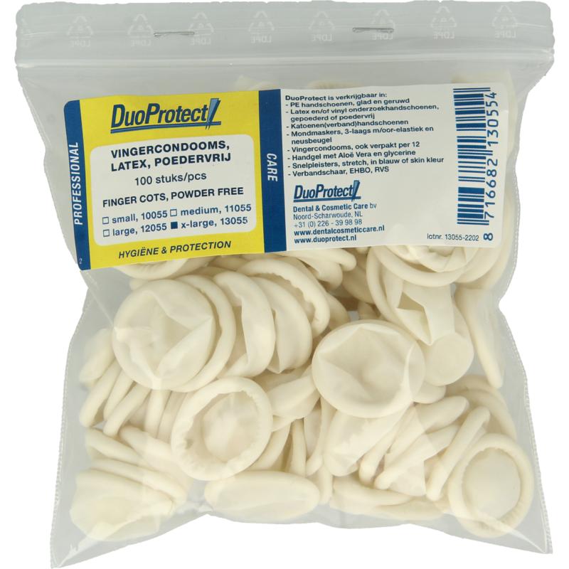 Duoprotect Vingercondoom Maat Xl