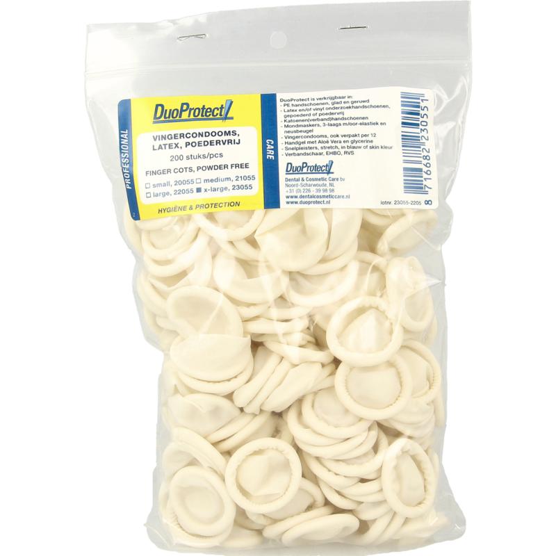 Duoprotect Vingercondoom Maat Xl