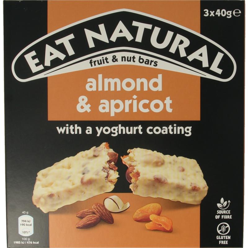 Eat Natural Almond  Apricot  Yoghurt 3 X 40 Gram