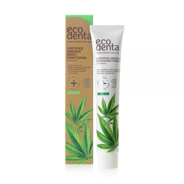 Ecodenta Tandpasta Organic Hennep Olie