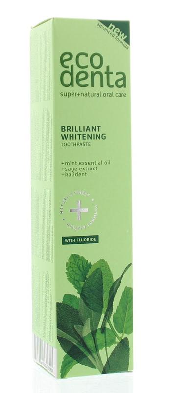 Ecodenta Tandpasta Whitening Muntolie En Salie Extract