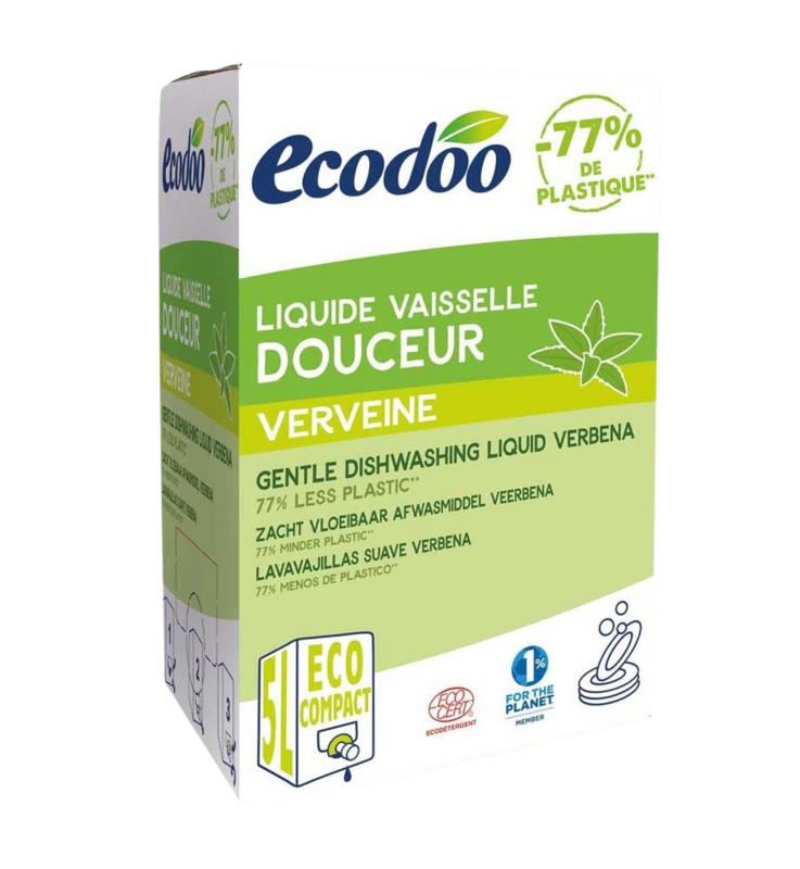 Ecodoo Afwasmiddel Vloeibaar Zacht Verbena Bio Navul