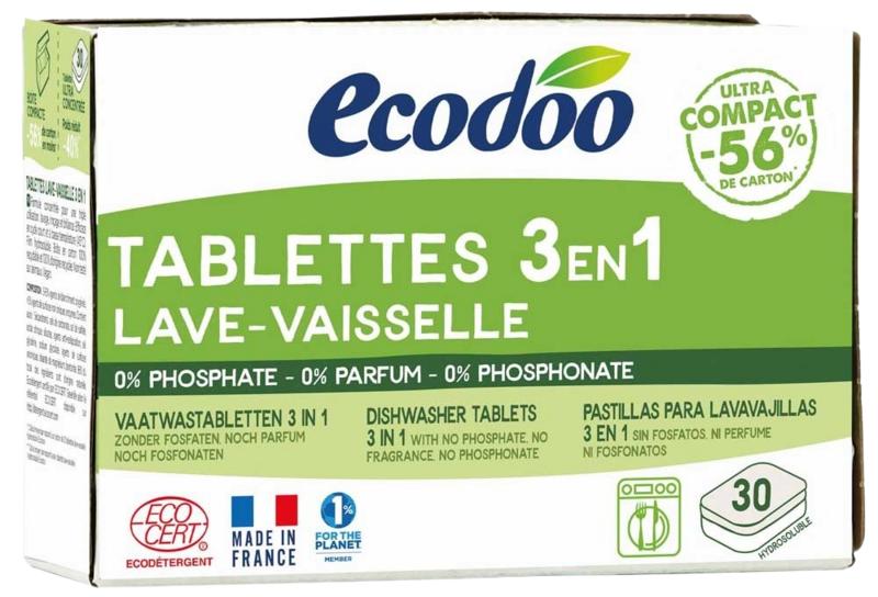 Ecodoo Vaatwastabletten 3-In-1 Geconcentreerd Eco
