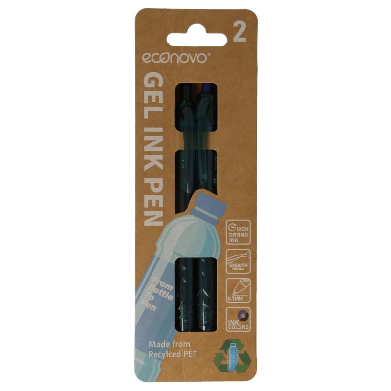 Econovo Gelpennen 0,7Mm Blauwzwart