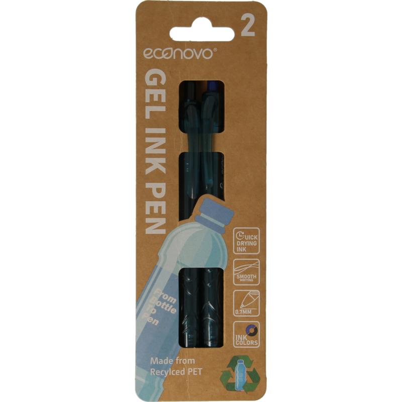Econovo Gelpennen 0,7Mm Blauwzwart