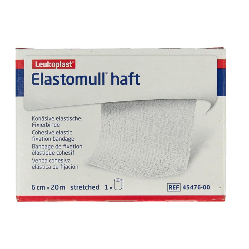 Elastomull Fixatiewindsel Haft 20M X 6Cm 45476 Beigewit