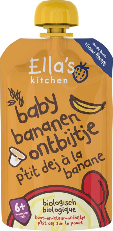 Ella's Kitchen Baby Ontbijtje Banaan 6+ Maanden Bio