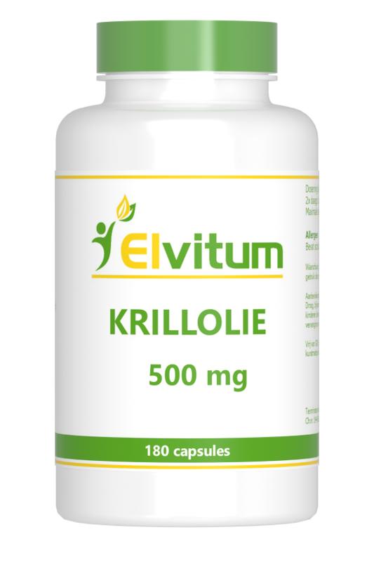 Elvitum Krill Olie 500Mg