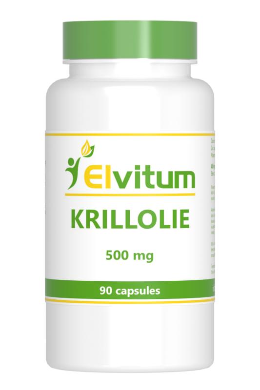 Elvitum Krill Olie 500Mg