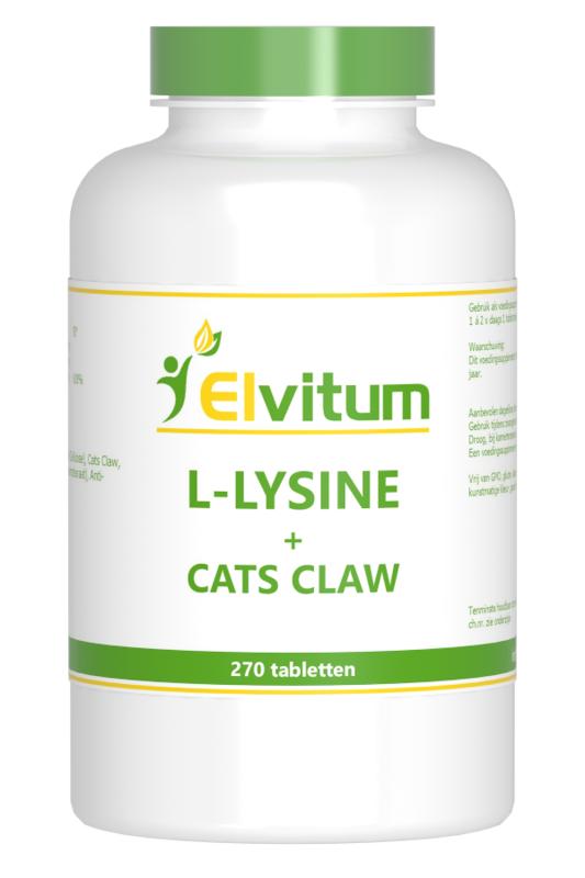 Elvitum L-Lysine Cats Claw