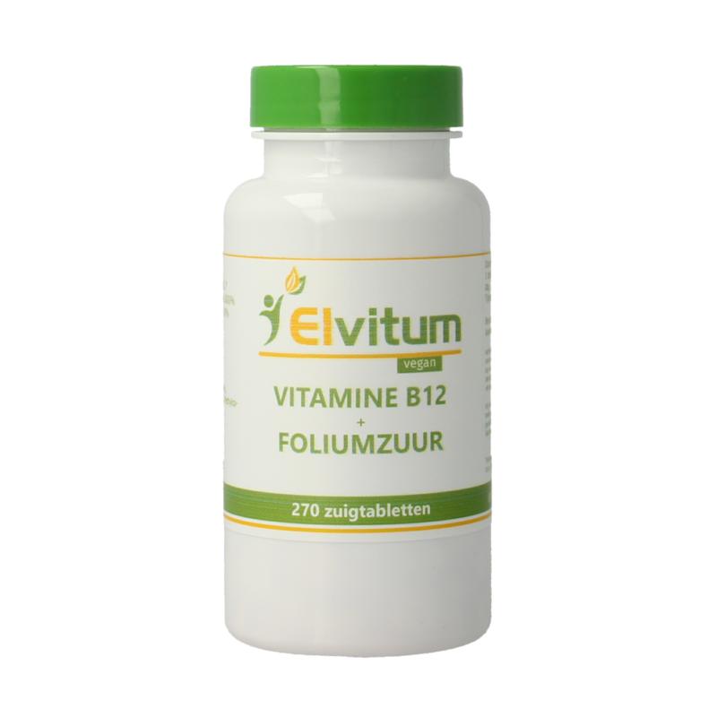 Elvitum Vitamine B12 1000Mcg + Foliumzuur