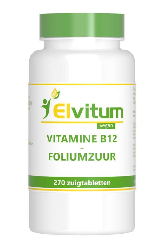 Elvitum Vitamine B12 1000Mcg + Foliumzuur