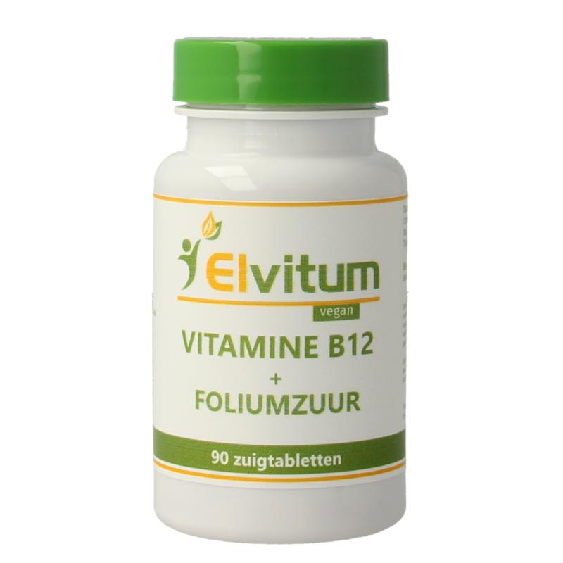 Elvitum Vitamine B12 1000Mcg + Foliumzuur