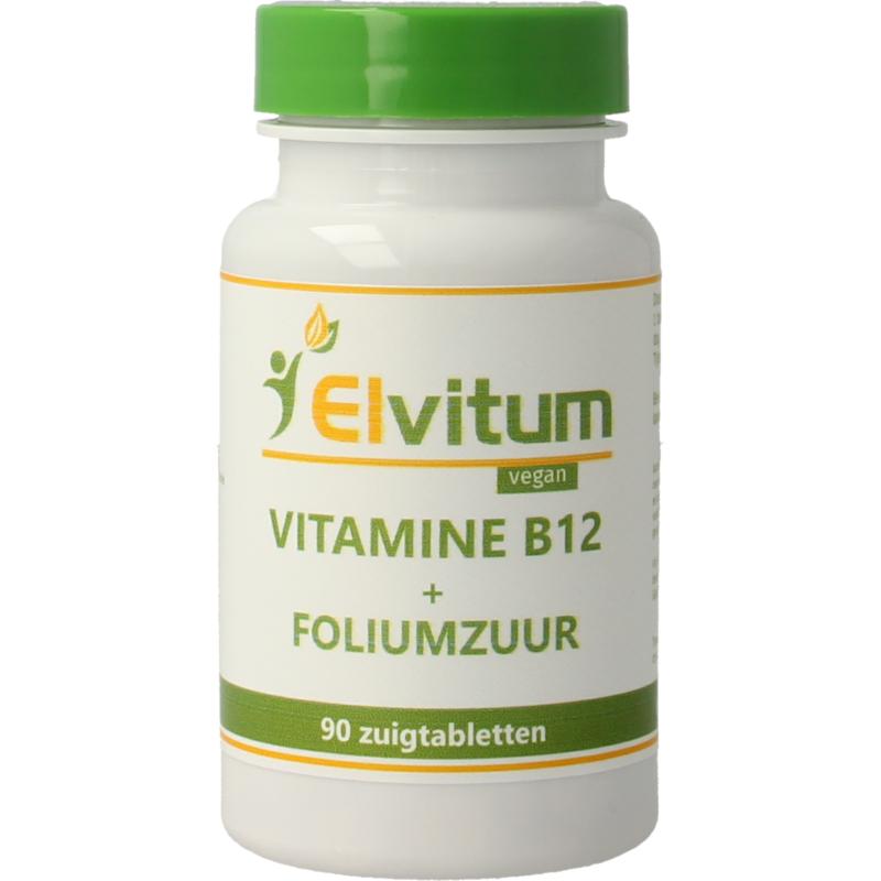 Elvitum Vitamine B12 1000Mcg + Foliumzuur