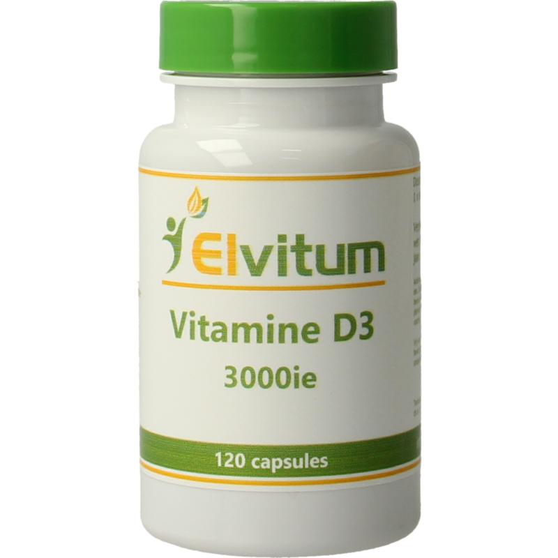 Elvitum Vitamine D3 3000Ie75mcg