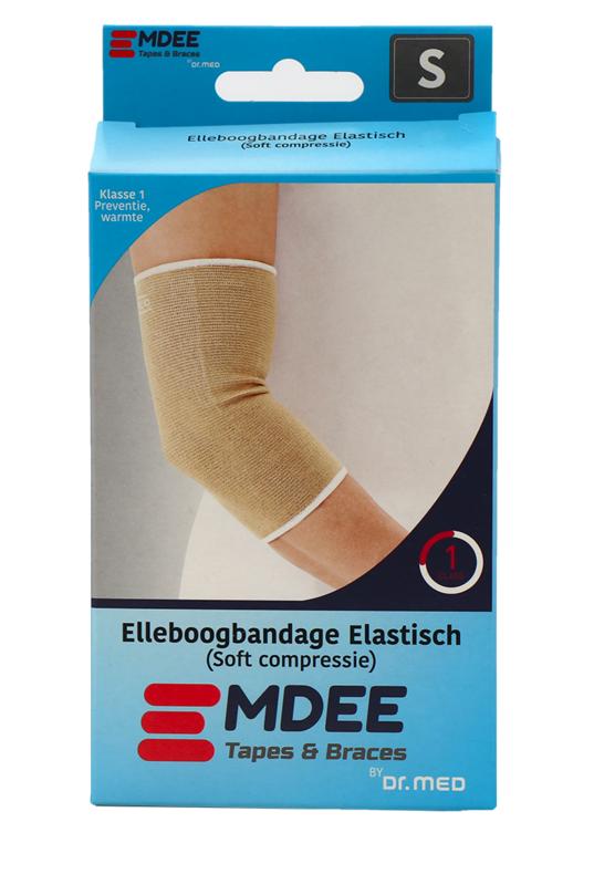 Emdee Elastic Support Elleboog Maat S Huidskleur