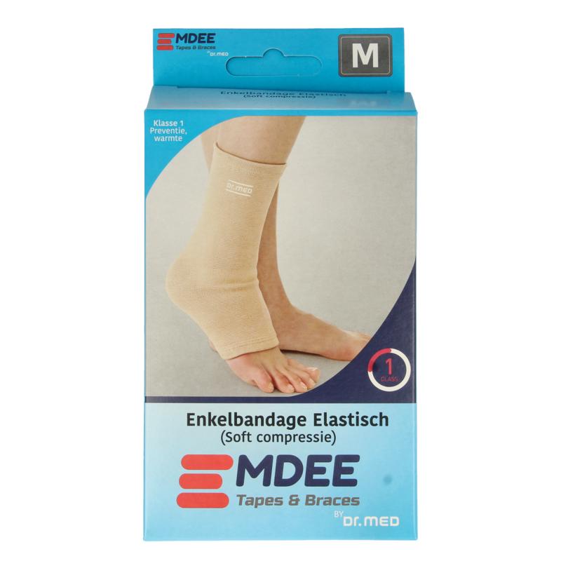 Emdee Elastic Support Enkel Maat M Huidskleur